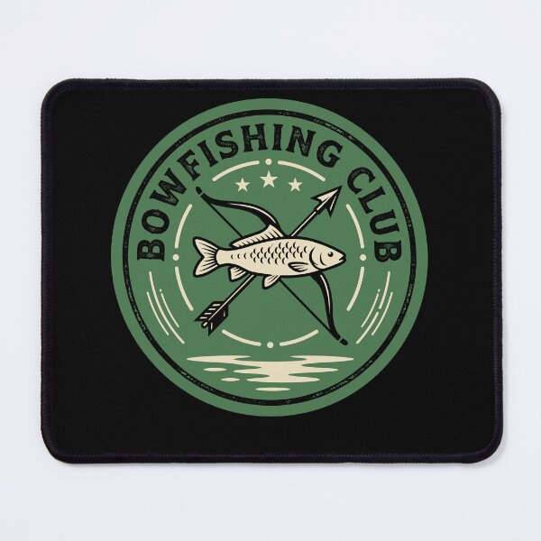 Item preview, Vintage Bowfishing Club Emblem designed and sold by artistastshirt.