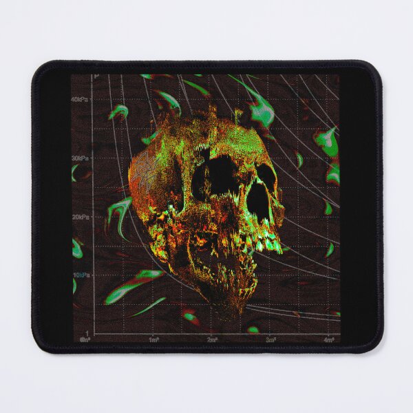 Item preview, Digital Collage - Glitch Collapse Skull designed and sold by R-A Designs.