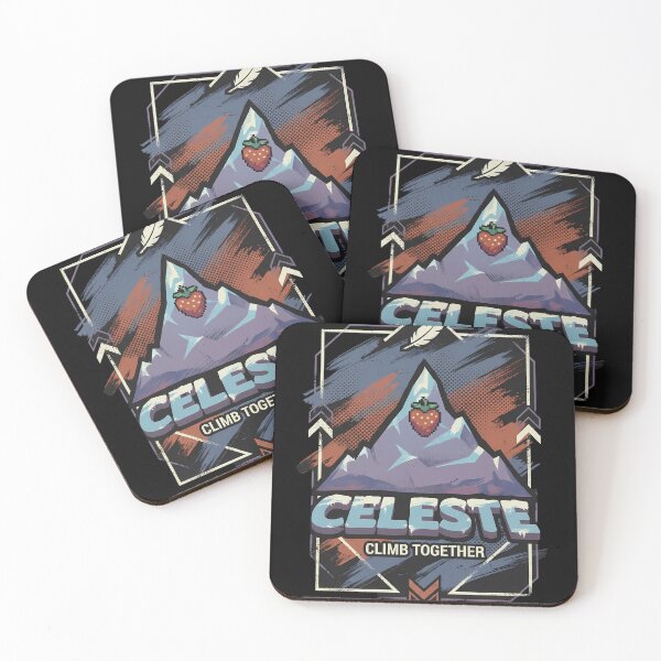 Item preview, Celeste Game: Strawberry Dash & Summit Climb designed and sold by Senpaiwaves.