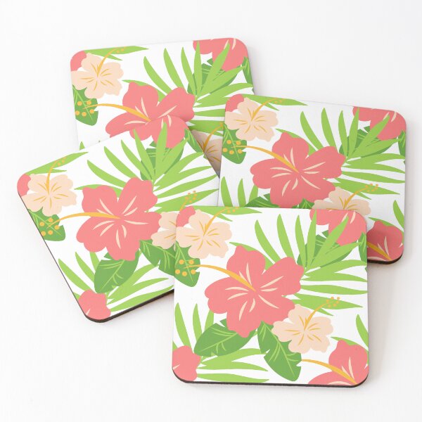 Item preview, Tropical Hibiscus Seamless Floral Pattern Design designed and sold by NadDot.