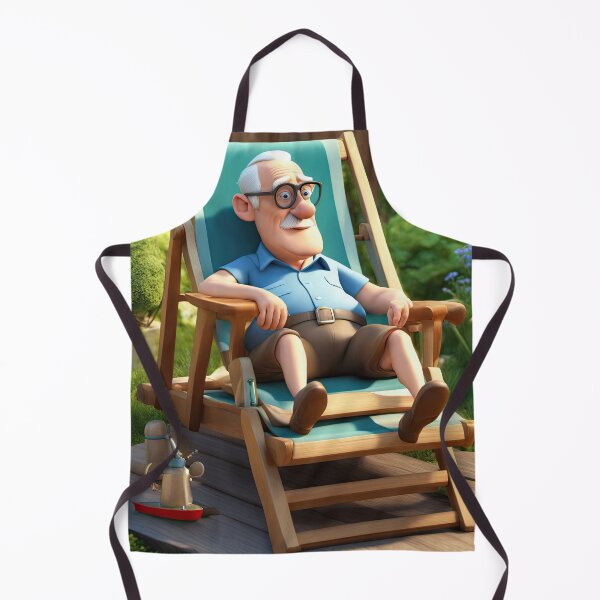Item preview, Old Man relaxing on a deckchair designed and sold by Colin Bentham.