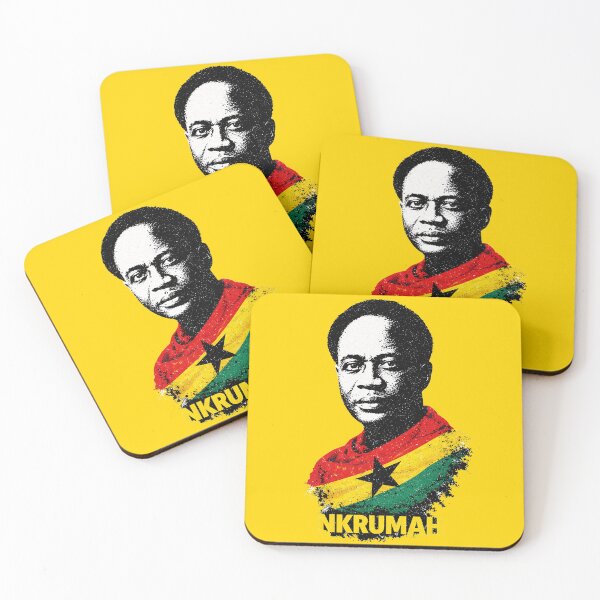Item preview, Kwame Nkrumah Vintage Portrait — Pan-African Revolution Ghana Flag Graphic Tee & Gift designed and sold by Youngkev-arts.