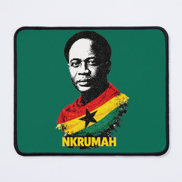 Item preview, Kwame Nkrumah Vintage Portrait — Pan-African Revolution Ghana Flag Graphic Tee & Gift designed and sold by Youngkev-arts.