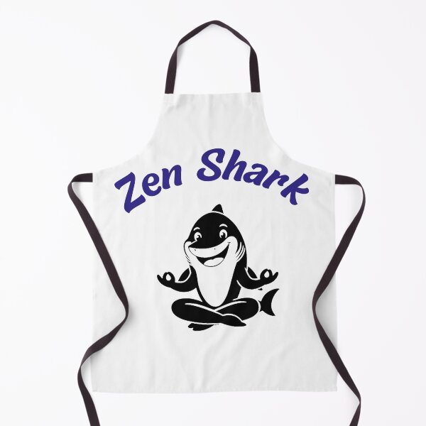Item preview, Zen Shark Meditation - Calm Sea Predator Yin Yang Style designed and sold by WortStudio.