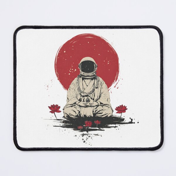 Item preview, Meditating Astronaut Monk designed and sold by Keelan Mcdowall.