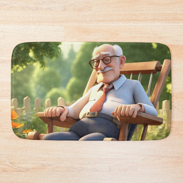 Item preview, Old Man relaxing on a deckchair designed and sold by Colin Bentham.