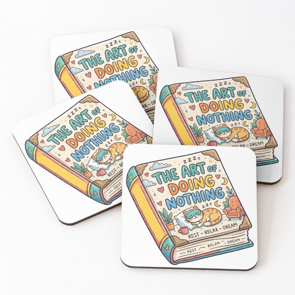 Item preview, The Art of Doing Nothing | Cute Aesthetic Book designed and sold by MythoWorldddd.