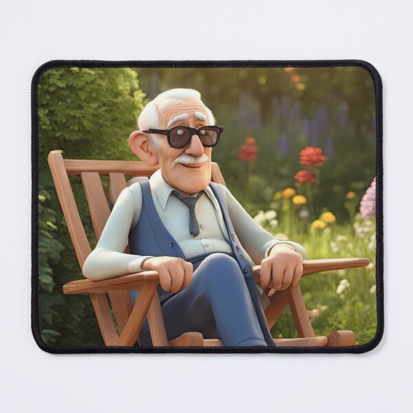 Item preview, Old Man relaxing on a deckchair designed and sold by Colin Bentham.