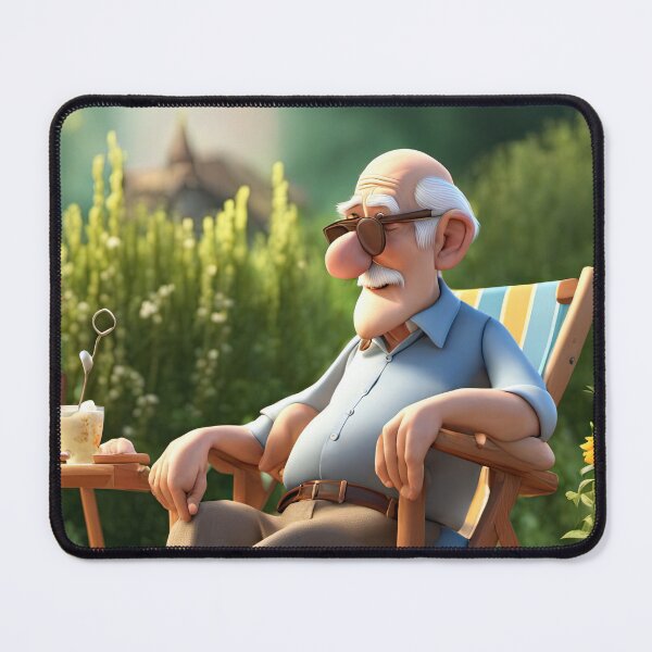 Item preview, Old Man relaxing on a deckchair designed and sold by Colin Bentham.