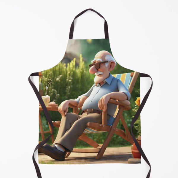 Item preview, Old Man relaxing on a deckchair designed and sold by Colin Bentham.