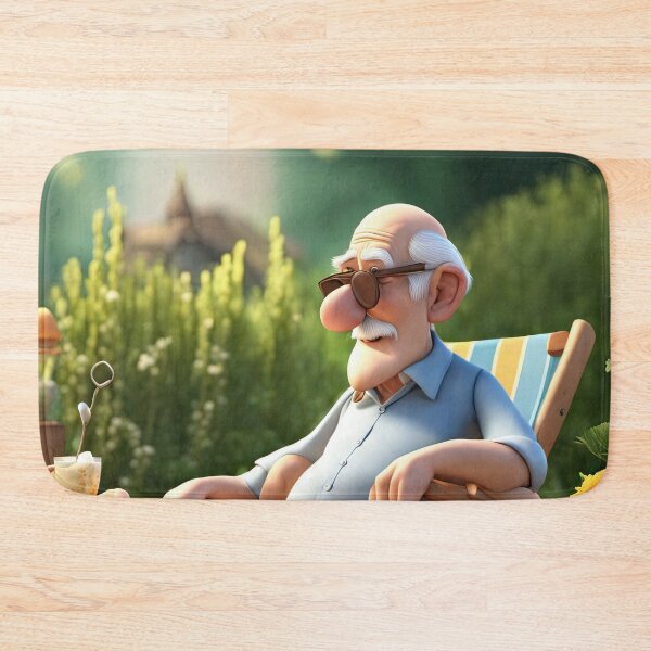 Item preview, Old Man relaxing on a deckchair designed and sold by Colin Bentham.