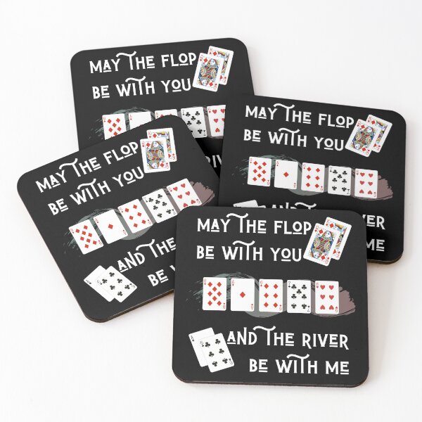 Item preview, May the flop be with you and the river be with me! Dark designed and sold by londom.