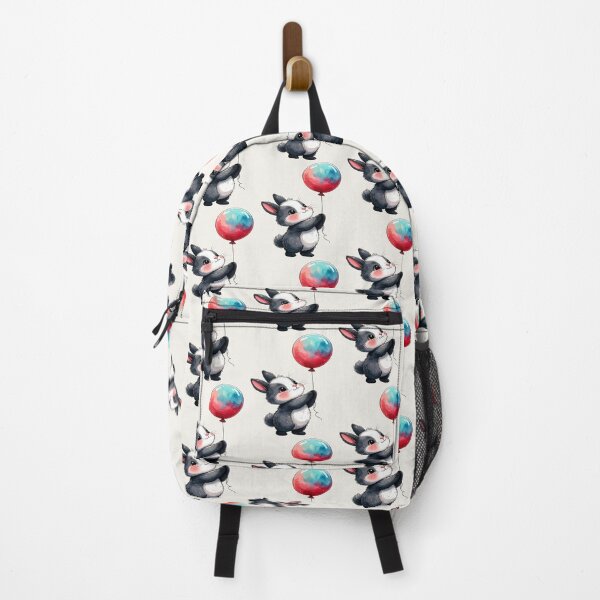 Item preview, Bunny with red and blue balloon designed and sold by LiskoDesign.