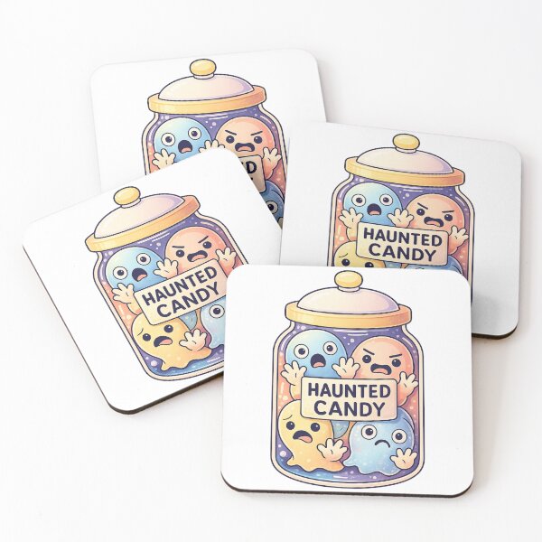 Item preview, Haunted Candy Halloween Jar Cute Spooky Art designed and sold by SoftSproutstu.
