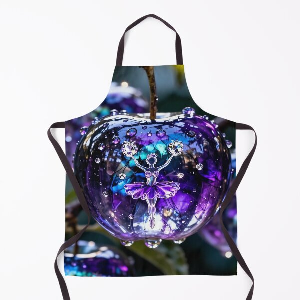 Item preview, Amethyst Apple with Ballerina – Fantasy Jewelry Art designed and sold by AmetistLight.