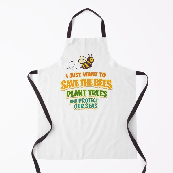 Item preview, I Just Want To Save The Bees Plant Trees And Protect Our Seas designed and sold by LuveraxArt.