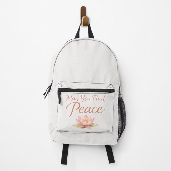 Item preview, May You Find Peace Lotus Buddha Purnima designed and sold by PixelQ.