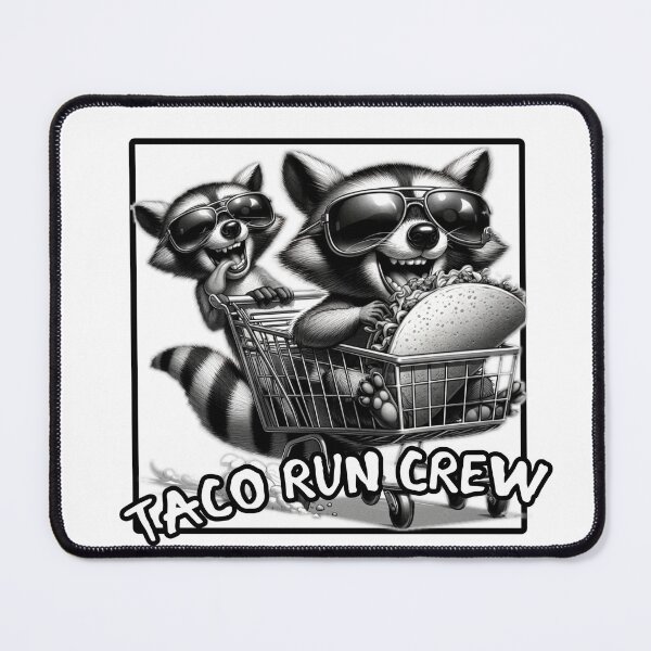 Item preview, Taco Run Crew - Raccoons in Shopping Cart designed and sold by Abibless1998.