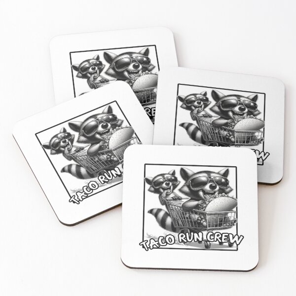Item preview, Taco Run Crew - Raccoons in Shopping Cart designed and sold by Abibless1998.