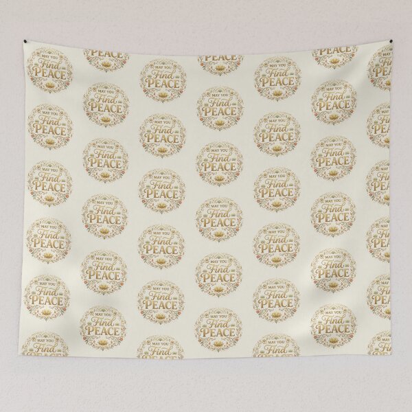 Item preview, May You Find Peace Buddha Purnima Blessing designed and sold by PixelQ.