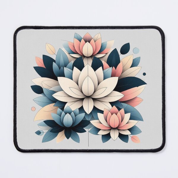 Item preview, Buddha Purnima Lotus Flower Art designed and sold by PixelQ.