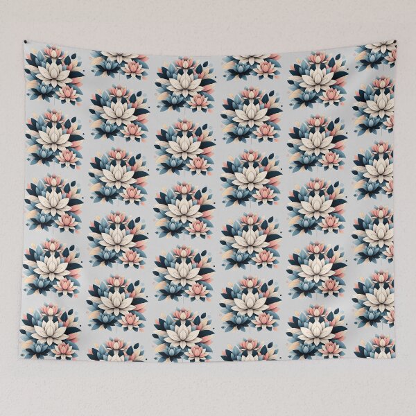 Item preview, Buddha Purnima Lotus Flower Art designed and sold by PixelQ.