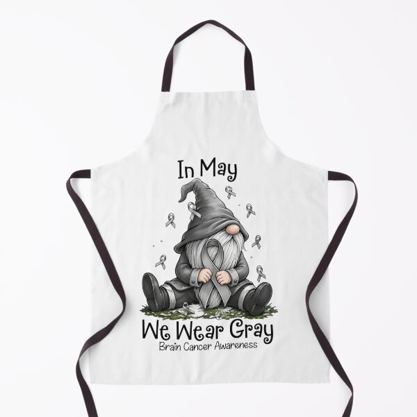 Item preview, In May We Wear Gray Brain Canner Awareness  designed and sold by Thread&Fable.