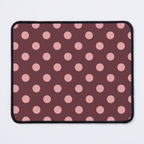 Item preview, Pink and Maroon Polka Dots Pattern designed and sold by The Innocent Ghost Project.