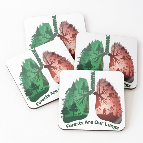 Item preview, Forests Are Our Lungs Awareness Design designed and sold by veblar.