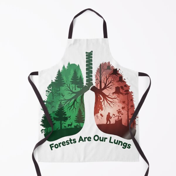 Item preview, Forests Are Our Lungs Awareness Design designed and sold by veblar.