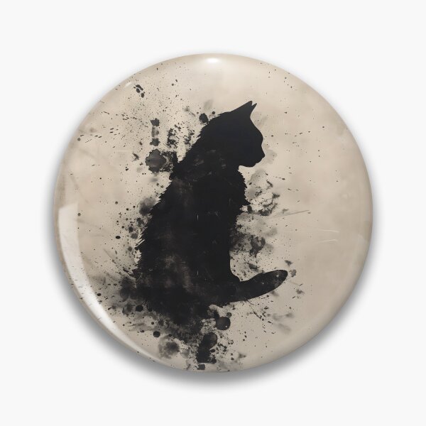 Item preview, The Ink Cat — Black Cat Art Print designed and sold by Mourne & Dusk.