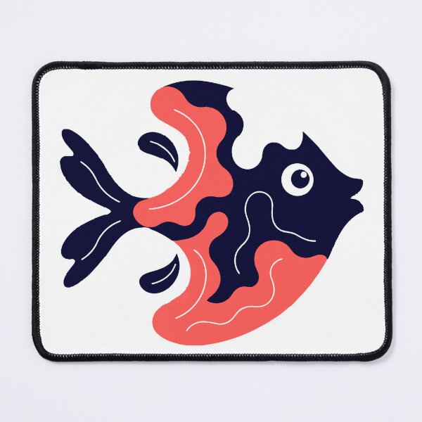 Item preview, Abstract Cute Fish Illustration – Modern Minimalist Ocean Design designed and sold by SarkisovaNune.