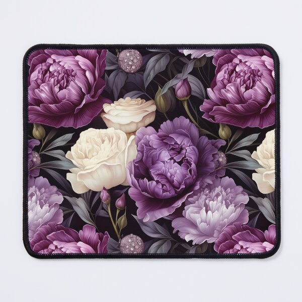 Item preview, Purple Peonies Floral Seamless Pattern designed and sold by Leylita Design.