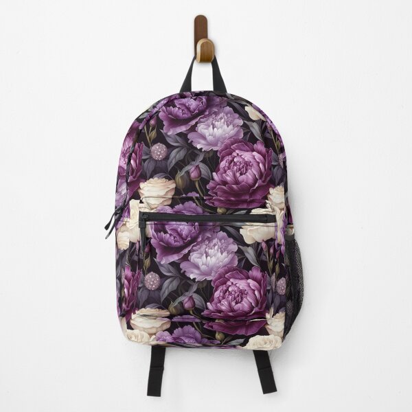 Item preview, Purple Peonies Floral Seamless Pattern designed and sold by Leylita Design.