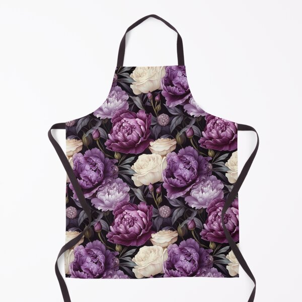Item preview, Purple Peonies Floral Seamless Pattern designed and sold by Leylita Design.