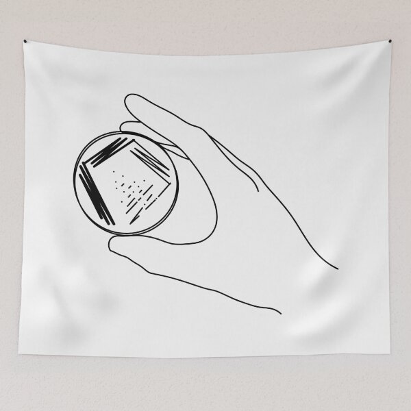 Item preview, Hand holding a Petri dish designed and sold by spark2live.
