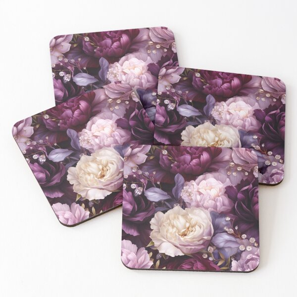Item preview, Purple Flowers Seamless Pattern designed and sold by Leylita Design.