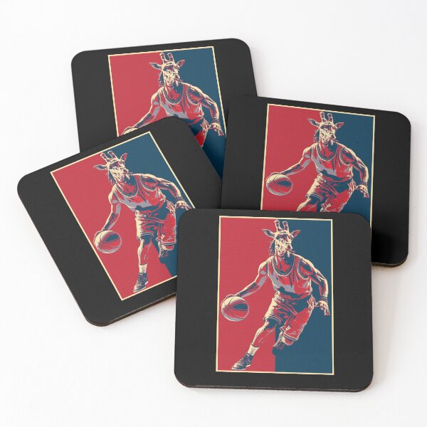 Aperçu de l'œuvre Joueur de basket-ball girafe créée et vendue par TrueArtsStore.