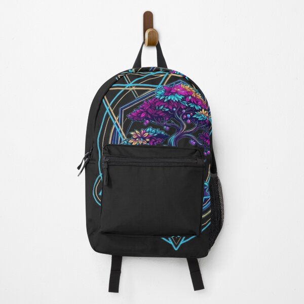 Item preview, Modern Neon Bonsai - Geometric Fusion designed and sold by Kokeshidreams.