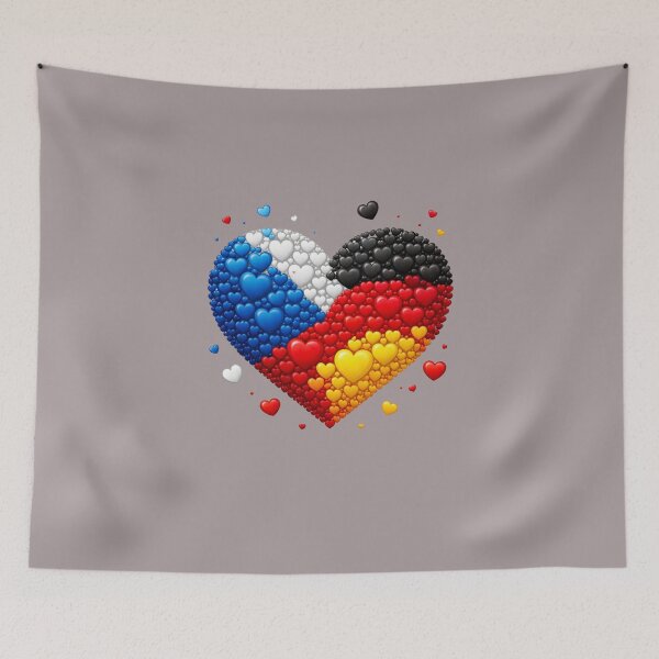 Item preview, Czech-German Connection - Hearts of Friendship designed and sold by Spirit75.