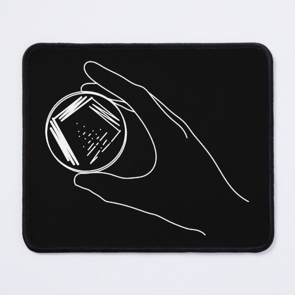 Item preview, Hand holding a Petri dish (white) designed and sold by spark2live.