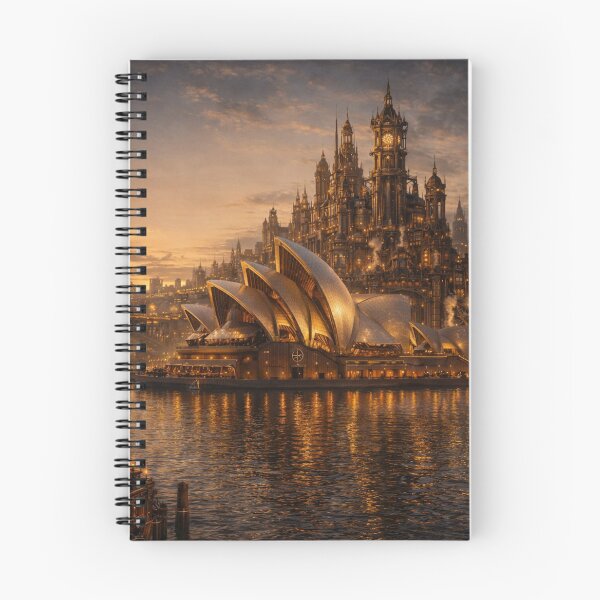 Item preview, Steampunk Sydney Opera House - Poster (Portrait) designed and sold by Altered Art By Steve.