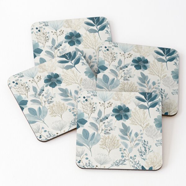 Item preview, Soft Romantic Airy Blue Beige Cream Seamless Pattern designed and sold by GrinGalore.