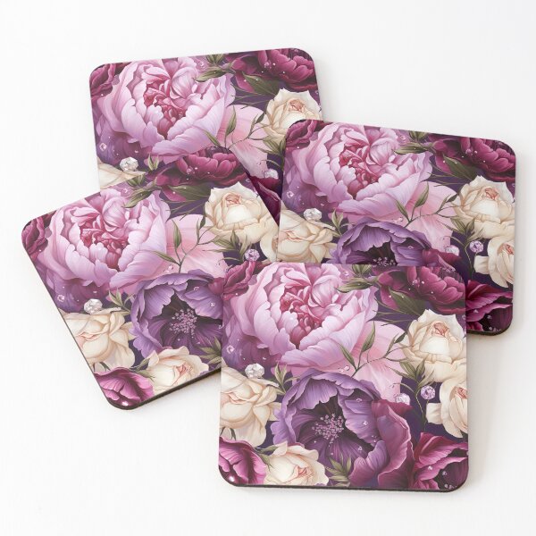 Item preview, Pink Peonies Floral Seamless Pattern designed and sold by Leylita Design.