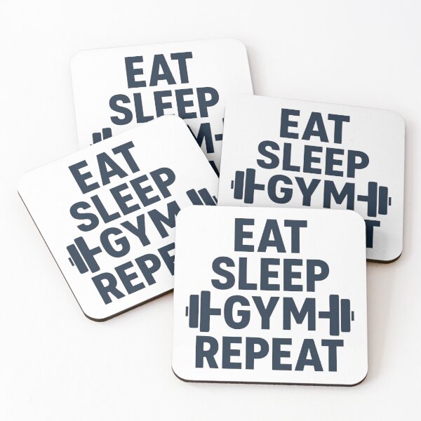 Item preview, Eat, Sleep, Gym, Repeat - Gym design designed and sold by Stellar Motion by Kornelia.