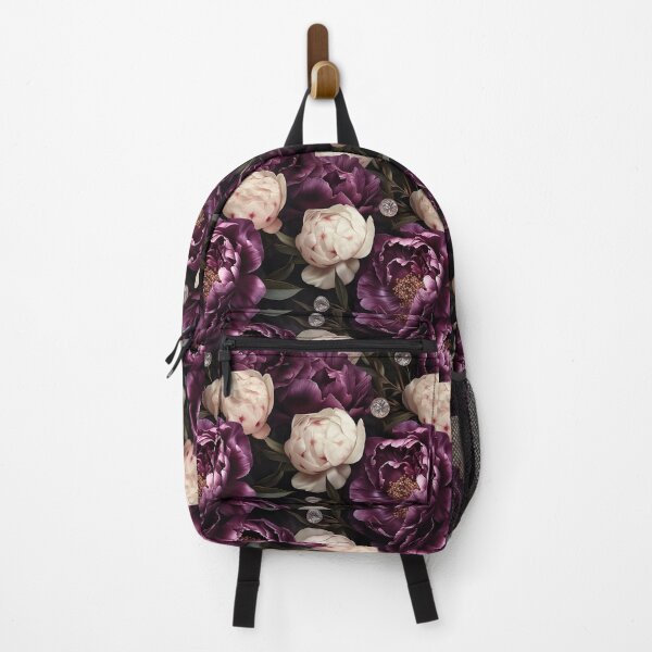 Item preview, Purple Diamond Peonies Floral Seamless Pattern designed and sold by Leylita Design.