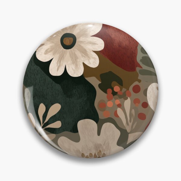 Item preview, Soft Romantic Clay Red Mutted Green Seamless Pattern designed and sold by GrinGalore.