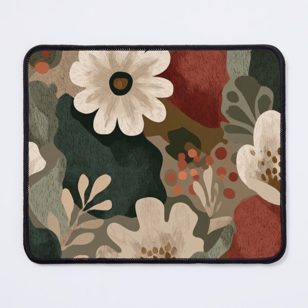 Item preview, Soft Romantic Clay Red Mutted Green Seamless Pattern designed and sold by GrinGalore.