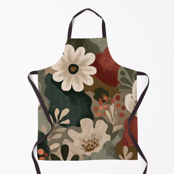 Item preview, Soft Romantic Clay Red Mutted Green Seamless Pattern designed and sold by GrinGalore.
