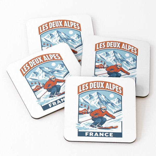 Item preview, Les Deux Alpes France Ski Vintage Mountain Graphic designed and sold by JackCurtis1991.